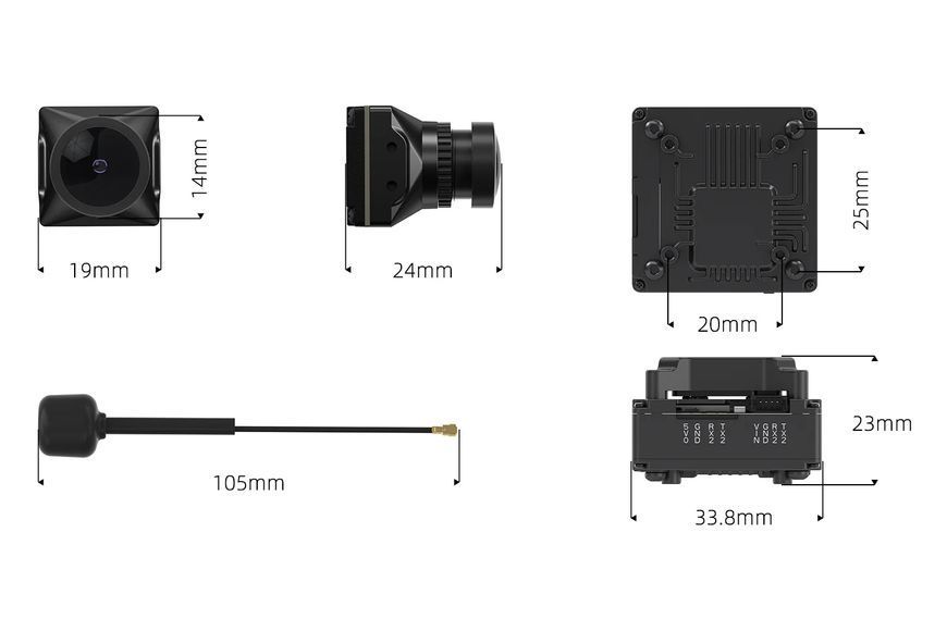 Видеосистема FPV Caddx Walksnail AVATAR GT KIT 2W цифровая WN12-2W14B фото