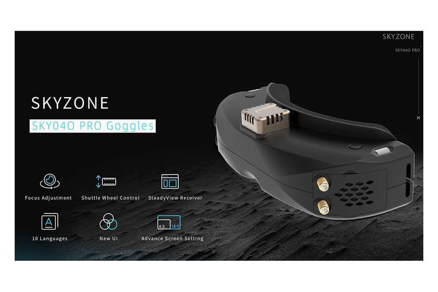 Окуляри FPV Skyzone SKY04O PRO 5G 1280x720 5.8GHz SZ-SKY04OPRO фото
