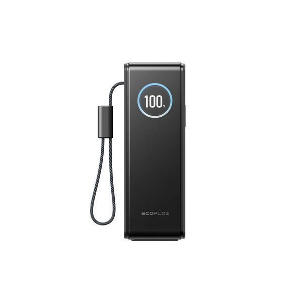 Павербанк EcoFlow RAPID Power Bank з кабелями 25000mAh чорний