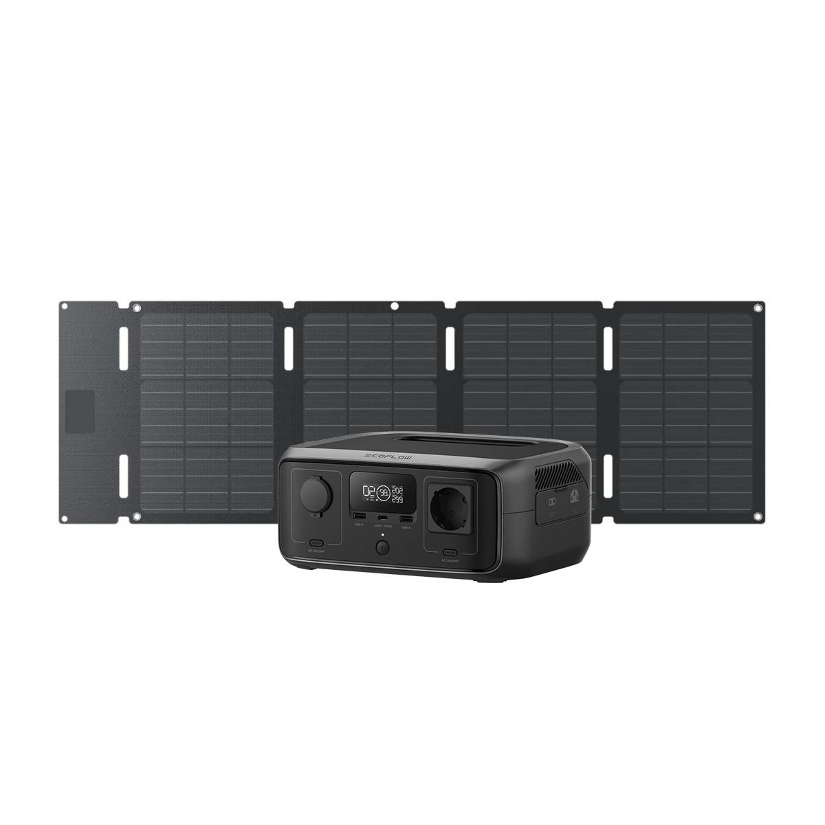 Комплект Зарядна станція EcoFlow RIVER 3 UPS та сонячна панель 45W (Type-C)
