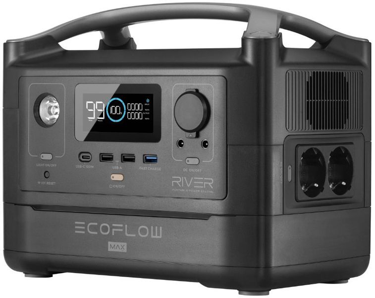 Зарядная станция EcoFlow RIVER Max (576 Вт·ч) EFRIVER600MAX-EU фото