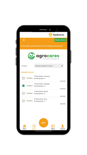 FeedCares Starter Roughages License - 12 months